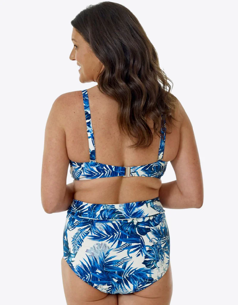 Seaspray Capri High Waist Bikini Brief Blue - Image 4